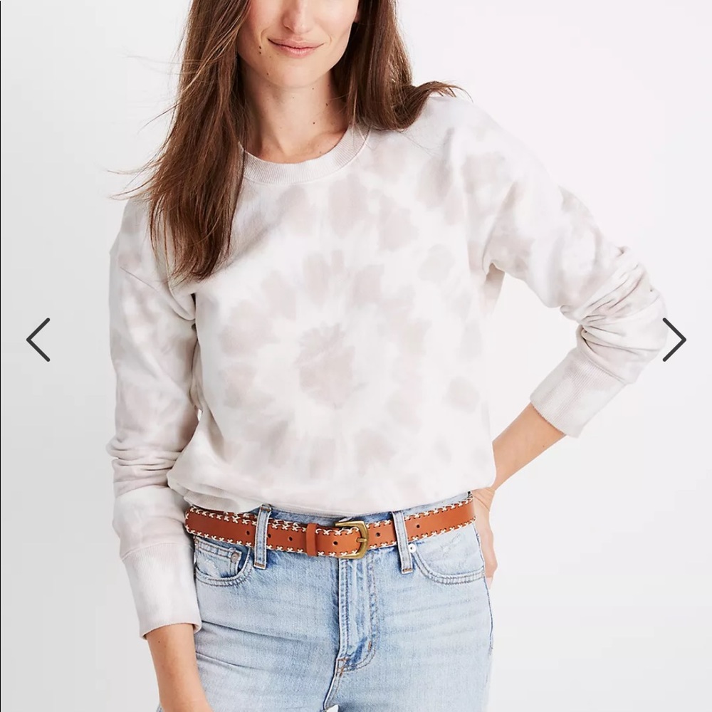 Madewell Tie-Dye Cropped Sweatshirt